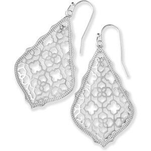 Women Silver Scott Addie Drop Earrings in Filigree, Fashion Jewelry